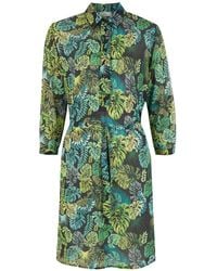 Amir Slama - Tropical Print Shirt Dress - Lyst