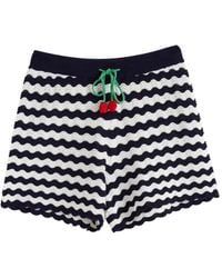 Chinti & Parker - Gehäkelte Shorts Mit Kirschen - Lyst