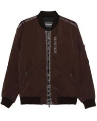 Dondup - Striped-Panel Bomber Jacket - Lyst