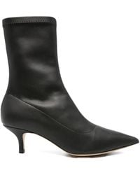 P.A.R.O.S.H. - Pointed-Toe Sock Boots - Lyst