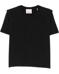 Isabel Marant - Zelitos Padded-Shoulder T-Shirt - Lyst