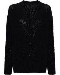 Fabiana Filippi - V-Neck Bouclé-Knit Cardigan - Lyst