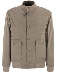 Fay - Wool Shirt Jacket - Lyst