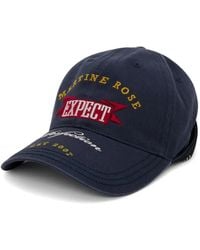 Martine Rose - Cotton Canvas Baseball Cap With Contrasting Embroidery On The Front - Lyst