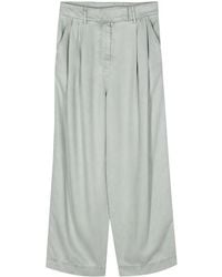 Giorgio Armani - Lyocell Palazzo Pants - Lyst