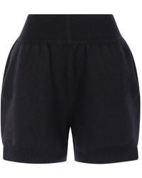 Rick Owens - Ribbed-Trim Knitted Shorts - Lyst