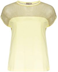 Herno - Tops ,Geel ,Katoen Top - Lyst