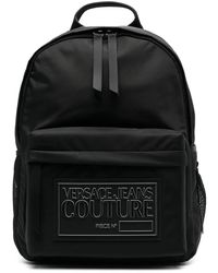 Versace Jeans Couture - Logo Patch Backpack - Lyst