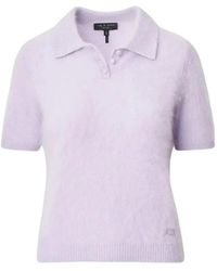 Rag & Bone - Jada Poloshirt Aus Gebürstetem Kaschmir - Lyst