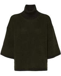 Fabiana Filippi - Fitted Wool-Silk-Cashmere Jersey Tee - Lyst
