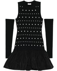 Liu Jo - Embellished Ruffled Mini Dress - Lyst