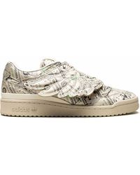 adidas - X Jeremy Scott X Forum Lo Wing "money" Sneakers - Lyst