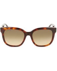 Lacoste - Gafas de sol con montura cuadrada - Lyst