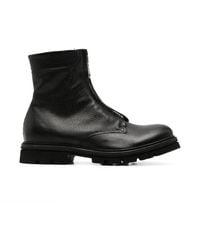 A.s.98 - Bottes Zippées En Cuir - Lyst