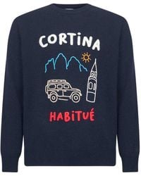 MC2 Saint Barth - Graphic-Print Long-Sleeve Sweater - Lyst