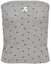 Rest&Recreation - Logo-Print Tube Top - Lyst