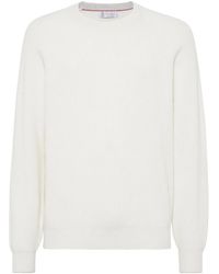 Brunello Cucinelli - English Rib Knit Sweater - Lyst