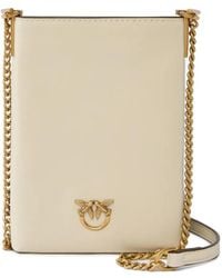 Pinko - Love Birds Leather Smartphone Case - Lyst