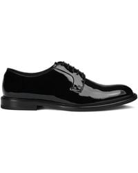 Doucal's - Leather Lace-Up Derby Shoes - Lyst