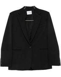 ANDAMANE - Single-Breasted Notched-Lapels Blazer - Lyst