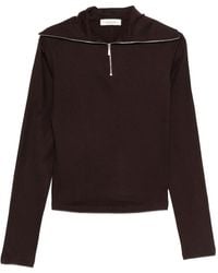 Entire studios - Half-Zip Sweatshirt - Lyst