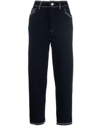 Barrie - High-rise Straight-leg Trousers - Lyst