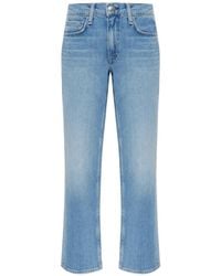 Rag & Bone - Straight Jeans Met Vervaagd Effect - Lyst