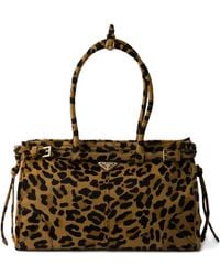 Prada - Large Bonnie Printed Tote Bag - Lyst