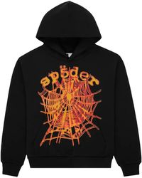 Sp5der - Printed Hoodie - Lyst