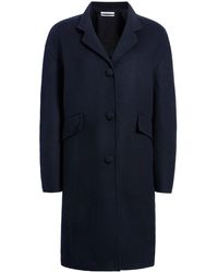 Another Tomorrow - Wool Cocoon Coat - Lyst