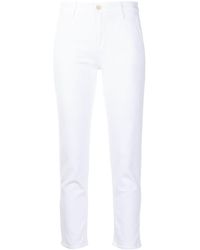 AG Jeans Cropped Skinny Jeans - White