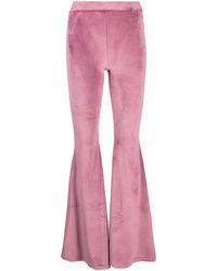 Gcds - Velvet Flared Trousers - Lyst