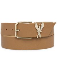 Patrizia Pepe - Fly-Plaque Grained-Leather Belt - Lyst