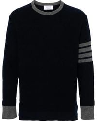 Thom Browne - 4-Bar Stripe Wool Jumper - Lyst