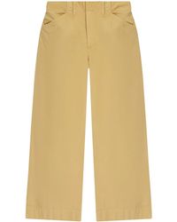 Rag & Bone - Cotton-Twill Cropped Trousers - Lyst