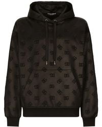 Dolce & Gabbana - Logo-Embossed Jersey Hoodie - Lyst