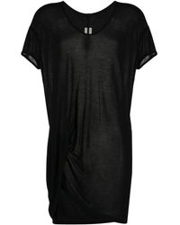 Rick Owens - Short Sleeve Asymmetric Hem T-shirt - Lyst