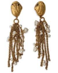 Chloé - Shell Earrings - Lyst