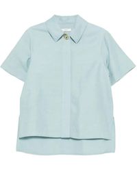 JOSEPH - Button-Detail Shirt - Lyst