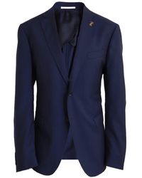 Pal Zileri - Logo-Plaque Single-Breasted Blazer - Lyst