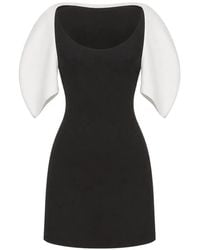 Chats by C.Dam - Estelle Padded-Yoke Puff-Sleeve Mini Dress - Lyst
