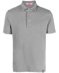 Drumohr - Polo En Coton À Patch Logo - Lyst
