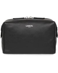 Lancel - Logo-Print Wash Bag - Lyst