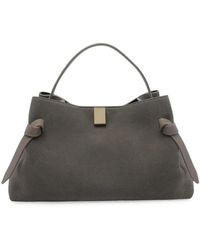 Yuzefi - Gyoza Suede Clutch Bag - Lyst
