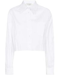 Ermanno Scervino - Embroidered-Logo Cotton Shirt - Lyst