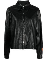 Heron Preston - Shimmer-Finish Long-Sleeve Shirt - Lyst