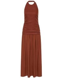 Faithfull the Brand - Tali Ruched Maxi Dress - Lyst