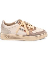Autry - Super Vintage Lace-Up Sneakers - Lyst