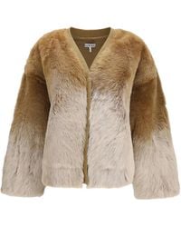 Loewe - Cardigan En Peau Lainée - Lyst