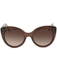 Ferragamo - Cat-Eye Full-Rim Sunglasses - Lyst